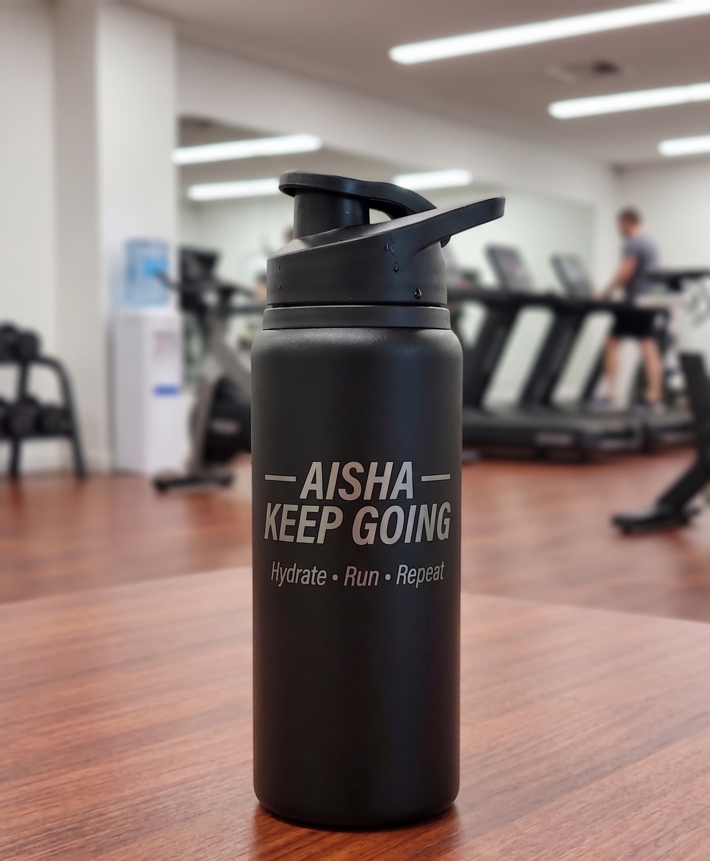 Personalised 700 ml Stainless Steel Water Bottle | Custom Engraved Sports Bottle for Gym, Running, Hiking & Everyday Hydration