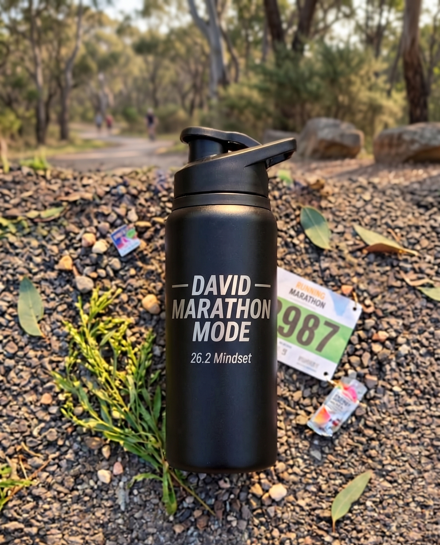 Personalised 700 ml Stainless Steel Water Bottle | Custom Engraved Sports Bottle for Gym, Running, Hiking & Everyday Hydration